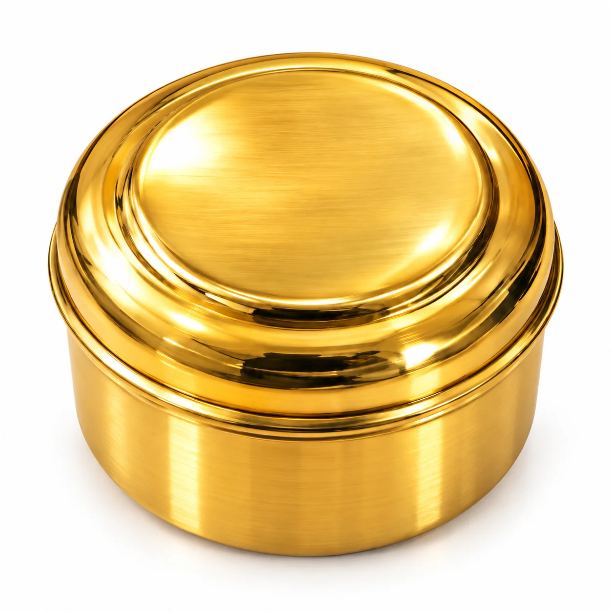 Shraviko Solid Brass Puja Container Dibbi